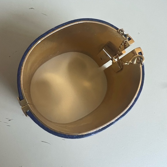 Celine Blue Snakeskin Bracelet - Picture 10 of 10